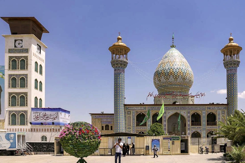 b2ap3 large clock tower Astaneh Allaedin Hussein Shiraz