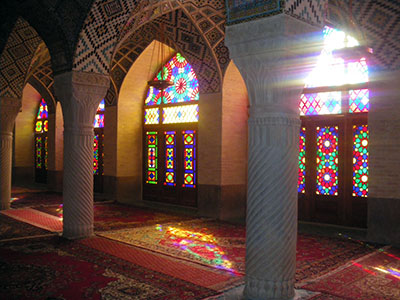 Nasir-Almolk-mezquita-Shiraz-Irán-viajes
