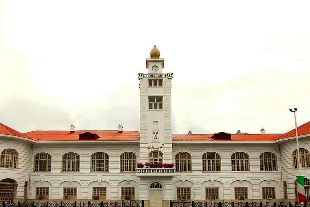 b2ap3 large clock tower rasht municipality