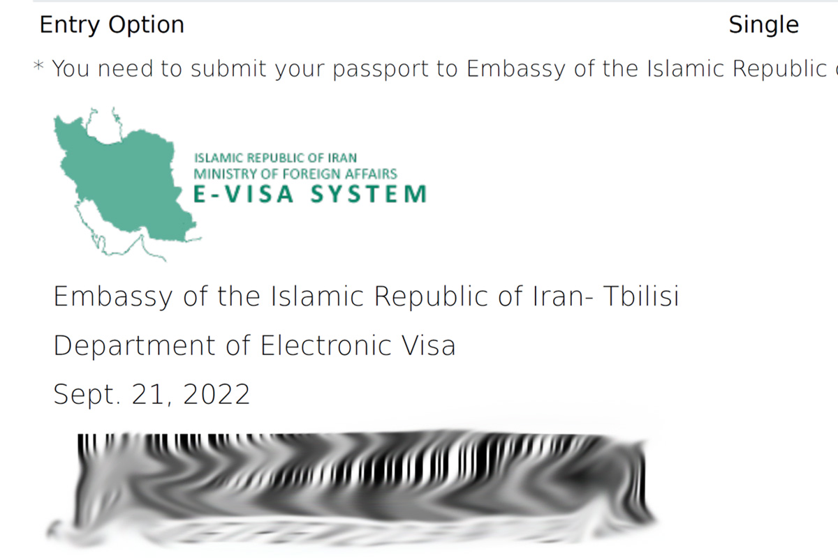 Iran visa extension